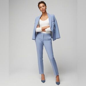 WHBM® Elle Slim Ankle Comfort Stretch Pants - Denim Blue - Size 6 - ***NWT***
